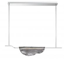 Lib & Co. CA 12117-019 - Savona, 1 Light Linear LED Chandelier, Smoke