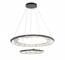 Lib & Co. CA 12164-040 - Nettuno,2 Tier LED Chandelier, 
Painted Brushed Grey