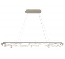 Lib & Co. CA 12174-041 - Nettuno 60" Oval LED Chandelier, 
Painted Brushed Champagne