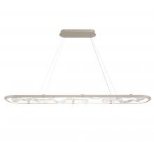 Lib & Co. CA 12175-041 - Nettuno 72" Oval LED Chandelier, 
Painted Brushed Champagne