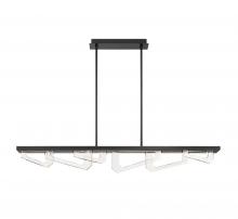 Lib & Co. CA 12179-040 - Arezzo, Linear LED Chandelier, 
Painted Brushed Grey