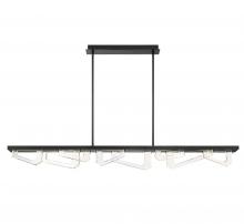 Lib & Co. CA 12180-040 - Arezzo, Large Linear LED Chandelier, 
Painted Brushed Grey