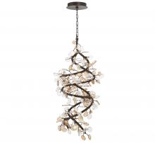 Lib & Co. CA 12196-043 - Pisa, 23 Light LED Chandelier, Black with Gold Accent