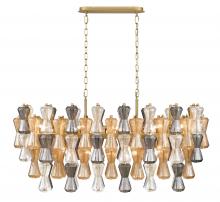 Lib & Co. CA 12198-022 - Veneto, 13 Light Oval Chandelier, Aged Brass