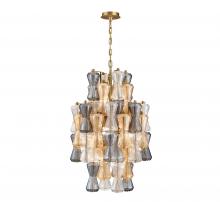 Lib & Co. CA 12200-022 - Veneto, 8 Light Chandelier,Aged Brass