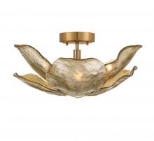 Lib & Co. CA 12205-037 - Corato, 6 Light Flushmount / Pendant, Brushed Brass