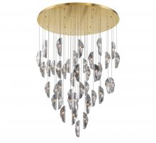 Lib & Co. CA 12219-019-07 - Sorrento, 45 Light LED Grand Chandelier, Smoke, Gold Canopy