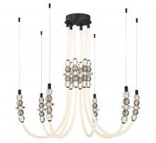 Lib & Co. CA 12284-02 - Alcamo, 6 Light LED Chandelier, Matte
Black