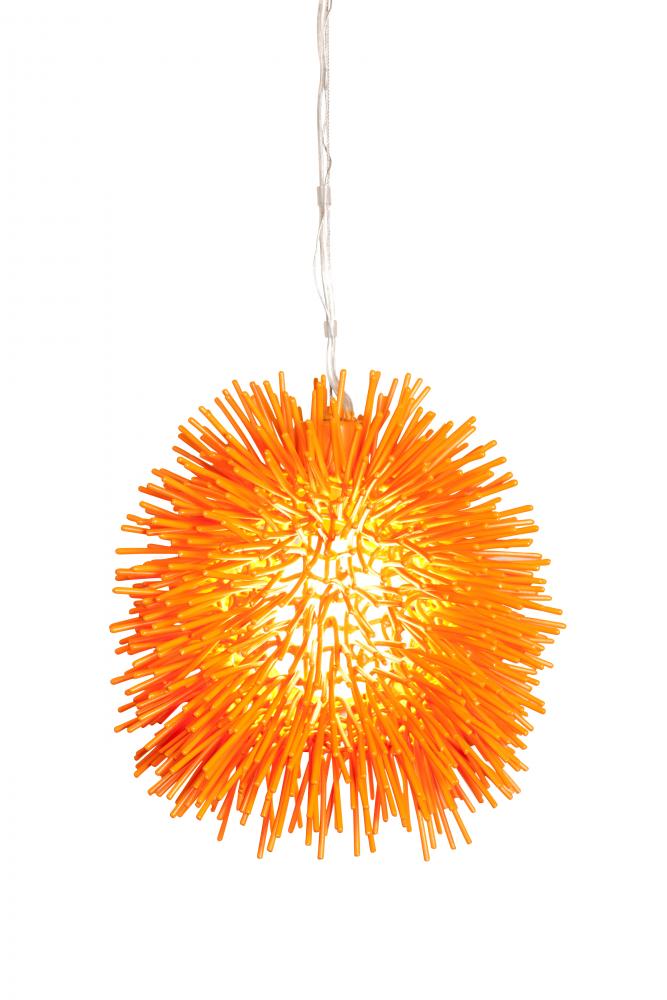 Urchin 1-Lt Mini Pendant - Electric Pumpkin