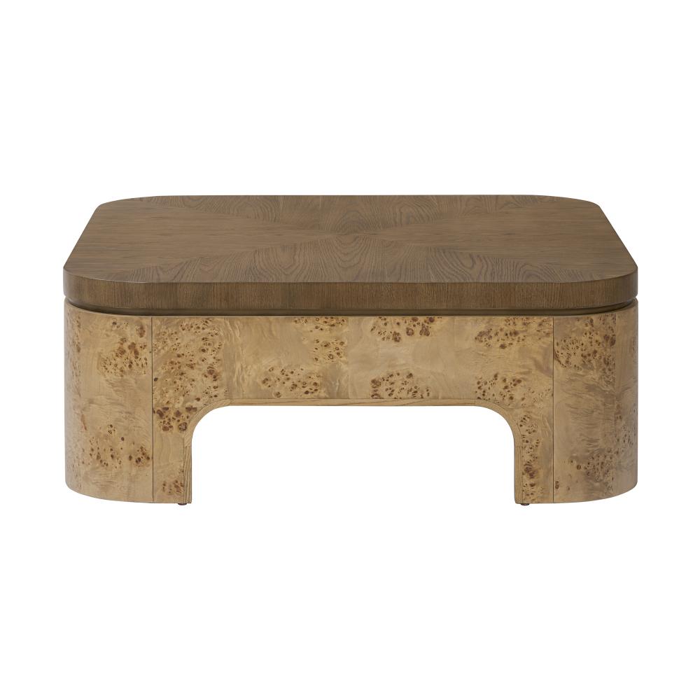 McKinney Coffee Table - Mushroom Oak/Mappa Burl