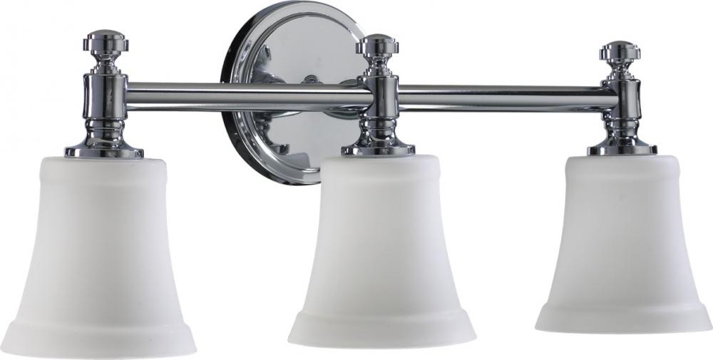 Rossington 3 Light Transitional Chrome Vanity