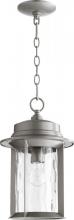 Quorum 7247-9-3 - Charter 16" 1-Light Graphite Outdoor Pendant