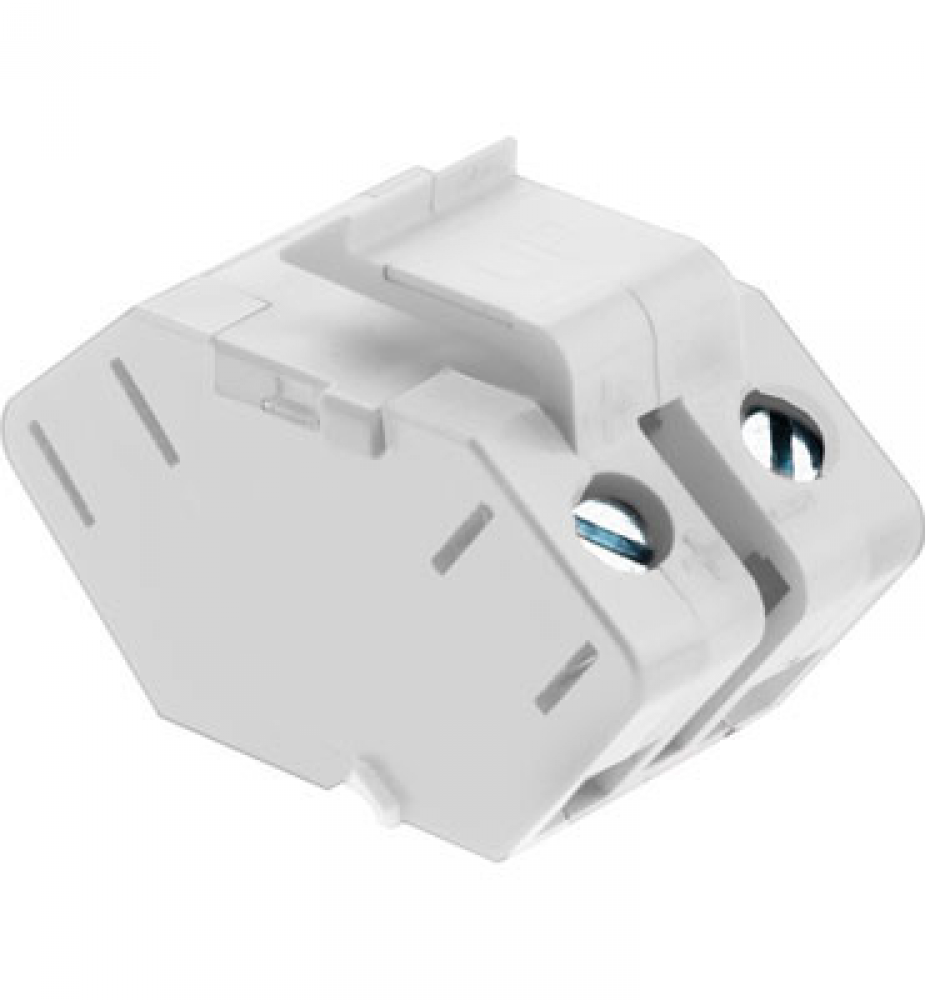 adorne? Single Keystone Speaker Connector, White