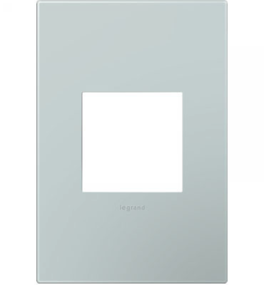 adorne® Pale Blue One-Gang Screwless Wall Plate