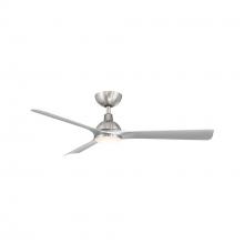 WAC US F-104L-BN/SL - GAGE 52 BRUSHED NICKEL WITH SILVER BLADES WITH LUMINAIRE