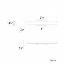 WAC US WS-62524-35-AB - Boulevard Bath & Wall Sconce