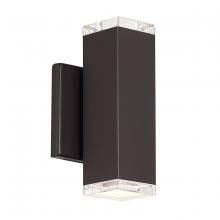 WAC US WS-W61808-BZ - BLOCK Outdoor Wall Sconce Light