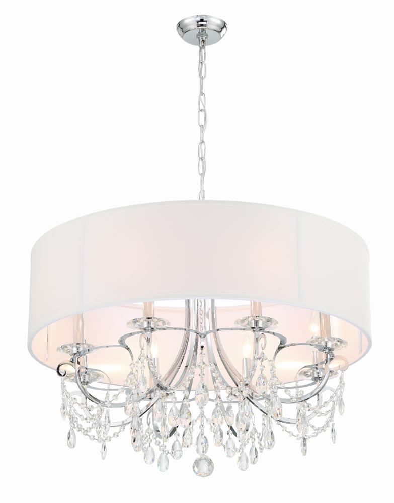 Othello 8 Light Polished Chrome Chandelier