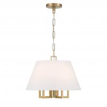 Crystorama 2255-VG - Libby Langdon Westwood 5 Light Vibrant Gold Pendant