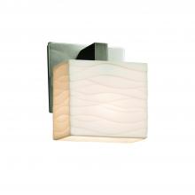 Justice Design Group PNA-8931-55-WAVE-NCKL - Modular 1-Light Wall Sconce (ADA)