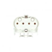  80/1600 - Horizontal Snap-In Mounting Multiple Bottom Push-In Wiring Ports Metal-Spring Lamp Retainer Clip