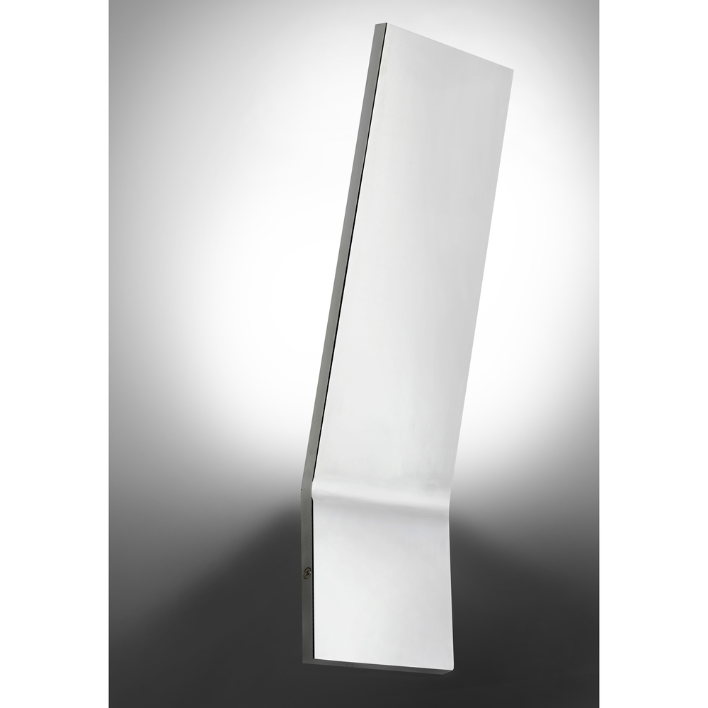 20W Wall Sconce, Polished Chrome with Frosted Diffuser