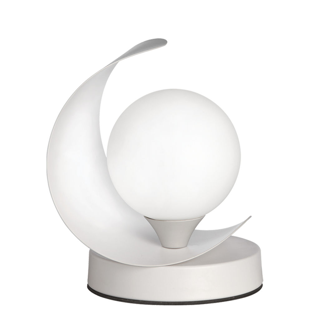 1LT Table Lamp Matte White Finish