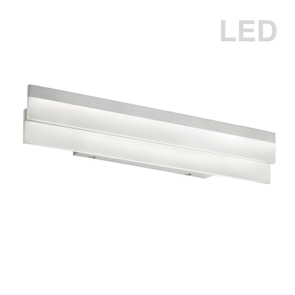 20W Flat Vanity Fixture, SV/PC