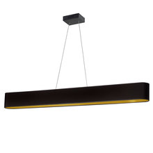 Dainolite AUB-R5030HP-MB-698 - 30W Horiz Pendant, BLK/GLD shade, MB