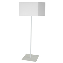 Dainolite MM201F-WH-790 - 1LT Square Floor Lamp w/ JTone White Shade