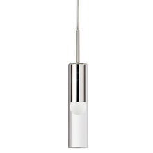 Dainolite PMR-171P-PC - 1 Light Incandescent Pendant, Polished Chrome with Clear Glass