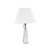 Dainolite C503T-PC - 1LT Crystal Table Lamp, Polished Chrome Finish