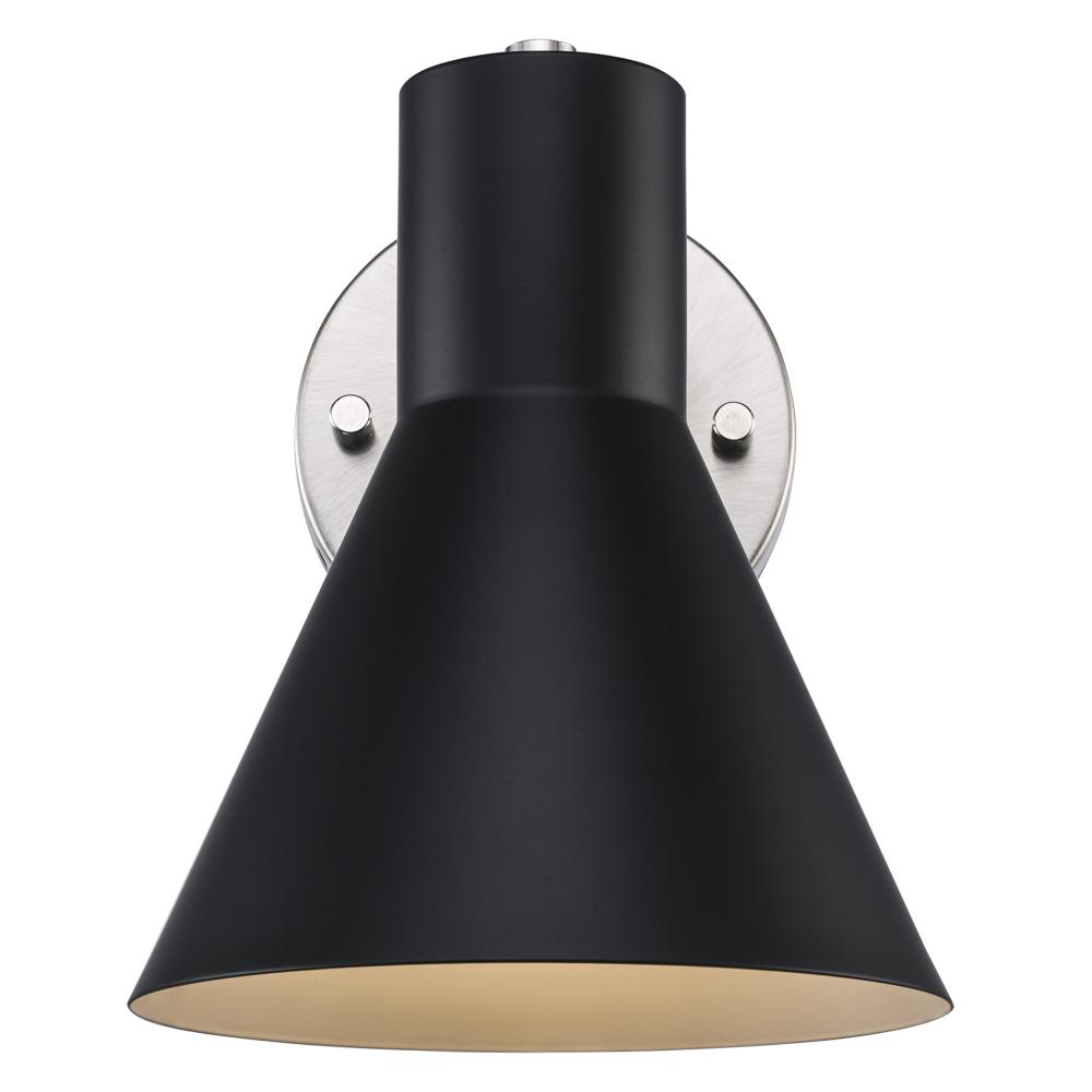 1LT WALL-SCONCE-FLARED SHADE-B