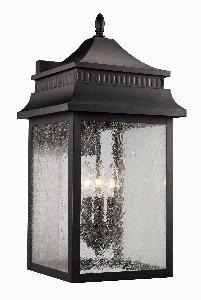 2LT WALL LANTER-SML-BLACK- SEE