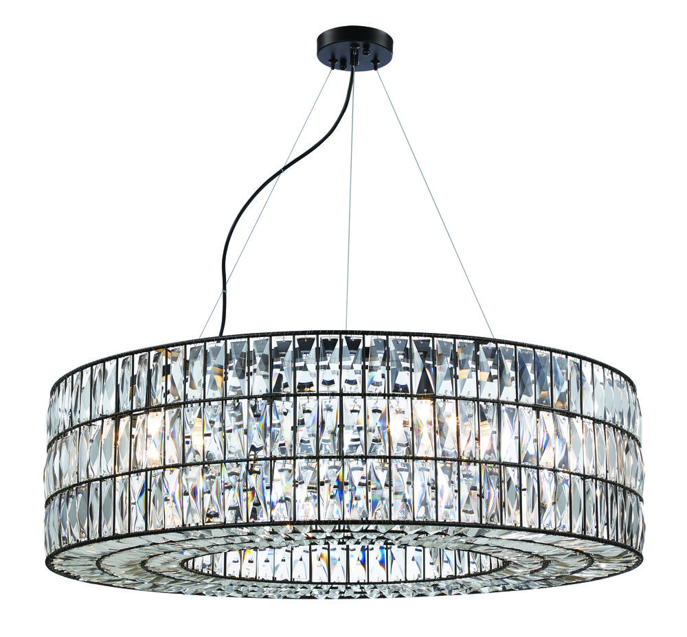 10 Lt Chandelier Adeline Crys-Rob