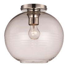 Trans Globe 15410 PN - 1LT FLUSH LILY CLEAR-PN