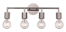 Trans Globe 22234 PC - Placerville Bulb-Style Industrial 4-Light Vanity Light