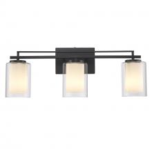 Trans Globe 22483 BK - Lisbon Vanity Lighting Black