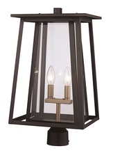 Trans Globe 50766 BK - 2LT OUTD POST LANTERN BELEN LR