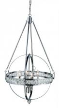 Trans Globe 70754 PC - 4LT SPHERE SHAPE CHANDELIER-PC