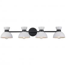 Trans Globe 71854 WH-BK - Vanity Lighting White/Black