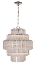 Trans Globe KO-7 PC - 7LT CHANDELIER ELLA TIER-PC