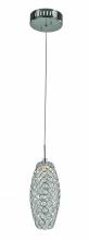 Trans Globe MDN-1398 - 1LT PENDANT-LED-SML OVAL CRYST