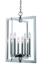 Trans Globe MDN-1479 - 8LT PENDANT-SQ MED FRAME-PC