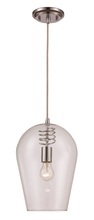 Trans Globe PND-2078 PC - 1LT PENDANT ALICE CL LRG-PC