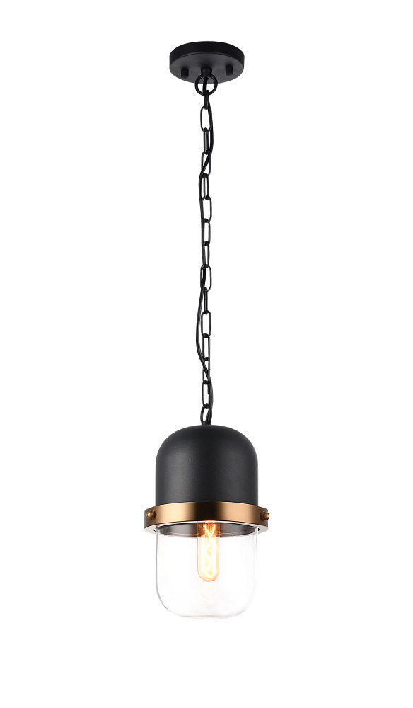 Tillie Matte Black Pendant