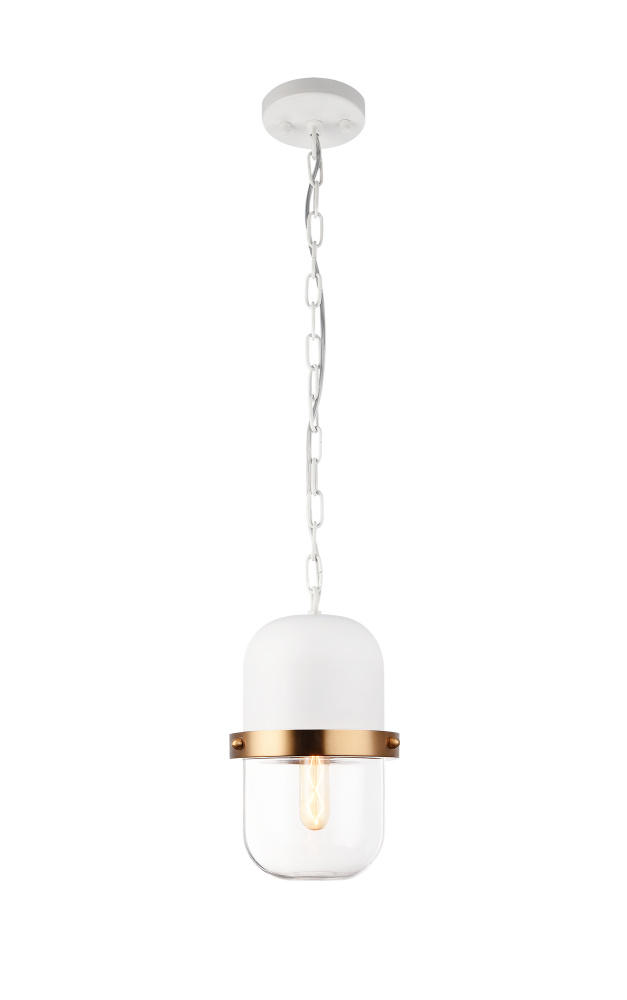 Tillie White Pendant