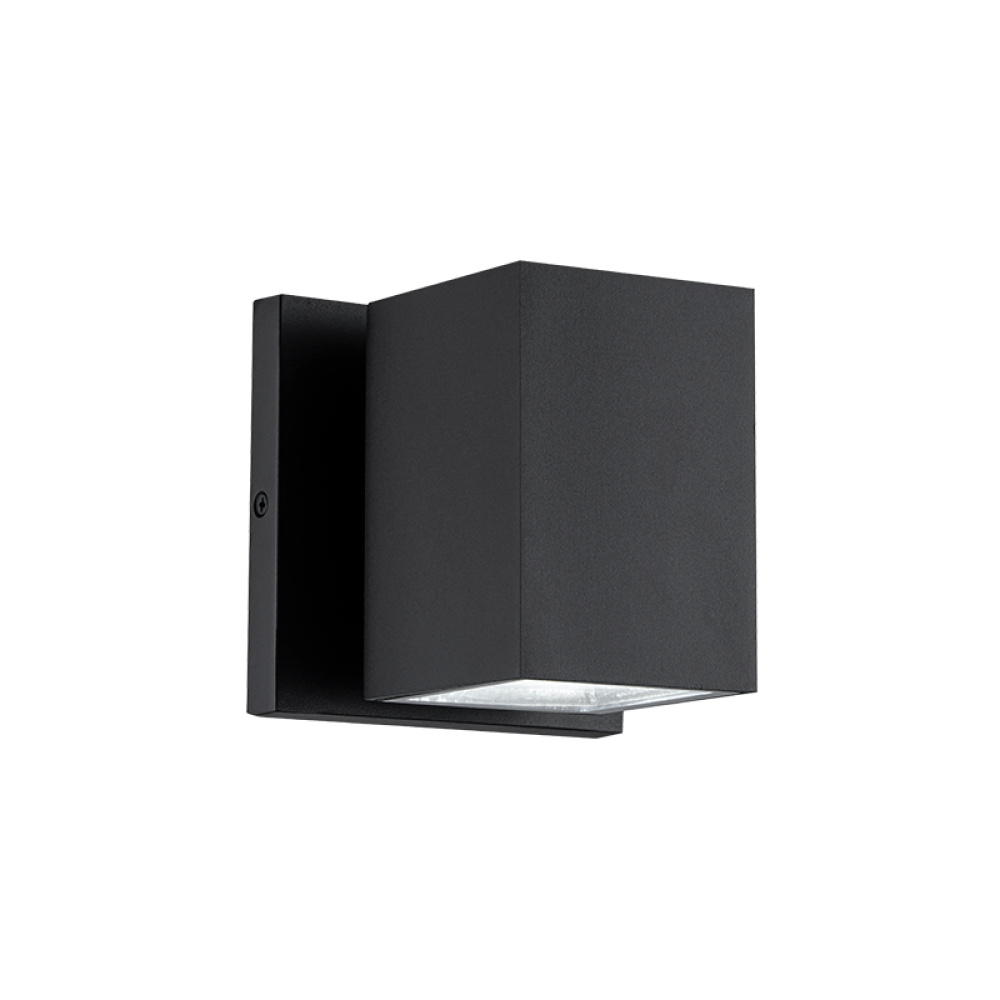 Kubular Matte Black Wall Sconce