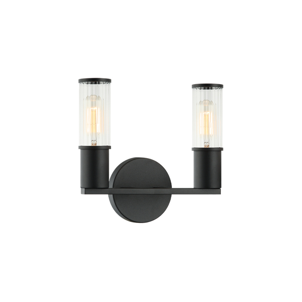 Klarice Matte Black Wall Sconce