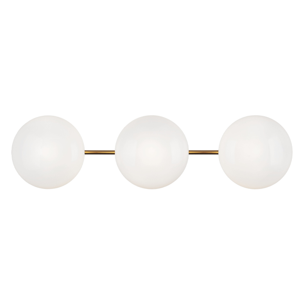 Pearlesque Aged Gold Brass Wall Sconce